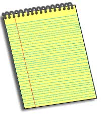 A notepad.