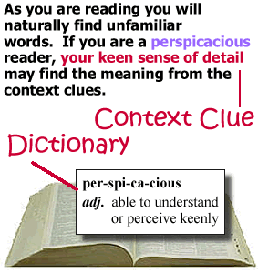 Finding the definition of the word.