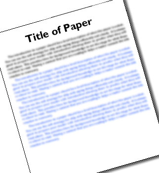 A paper with connecting ideas.
