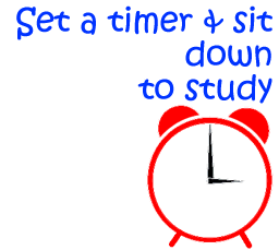 Timer to use while studying.
